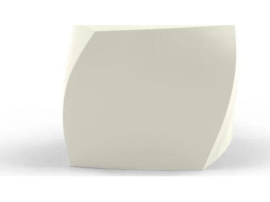 Gehry White Plastic End Table