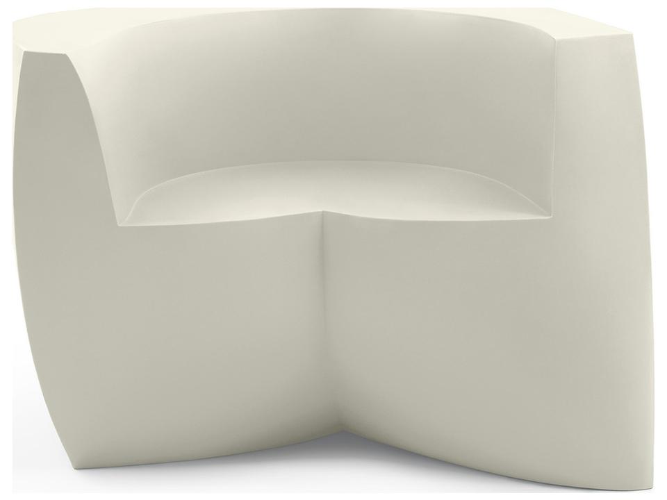 Gehry Easy Chair White Rotationally Molded Polyethylene