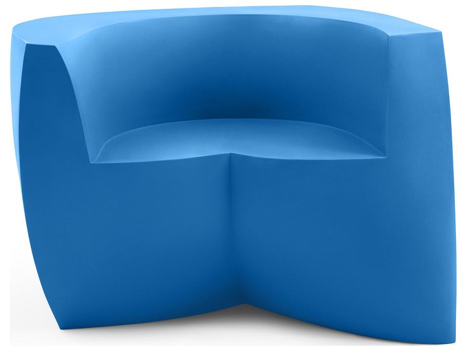 Gehry Easy Chair Frank Gehry Polyethylene Accent Chair in Blue