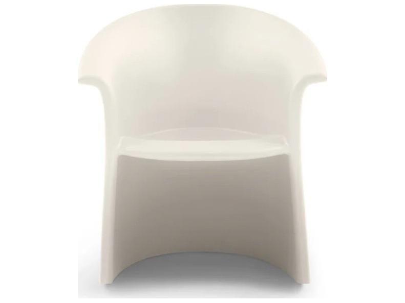 Vignelli Rocker Modern Indoor Outdoor Rocking Chair Cream