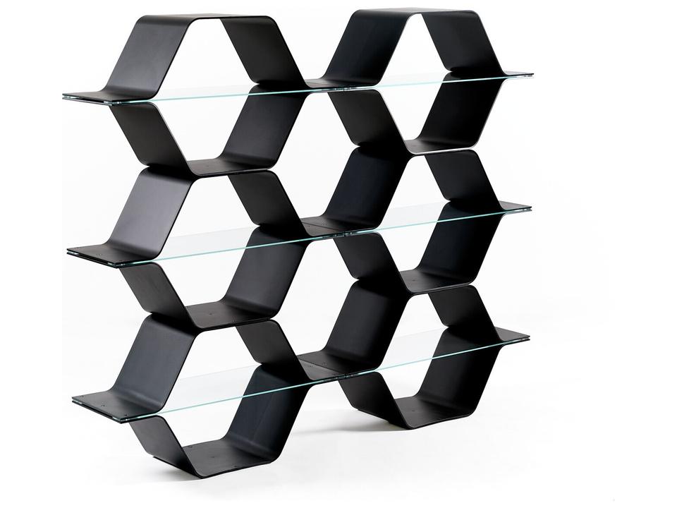 Honeycomb Modular Shelving - Black - Configuration D