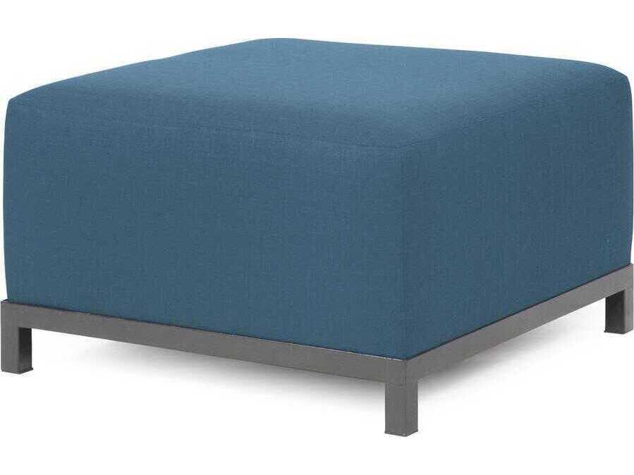 Axis Seascape Turquoise Fabric Cushion Ottoman