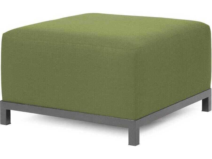 Axis Ottoman with Seascape Moss Sunbrella Cushion