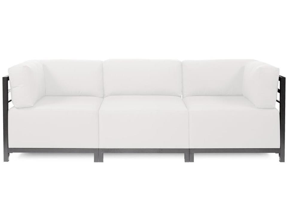 Axis Seascape 3-Seat Sofa with Sunbrella Natural Fabric Cushions