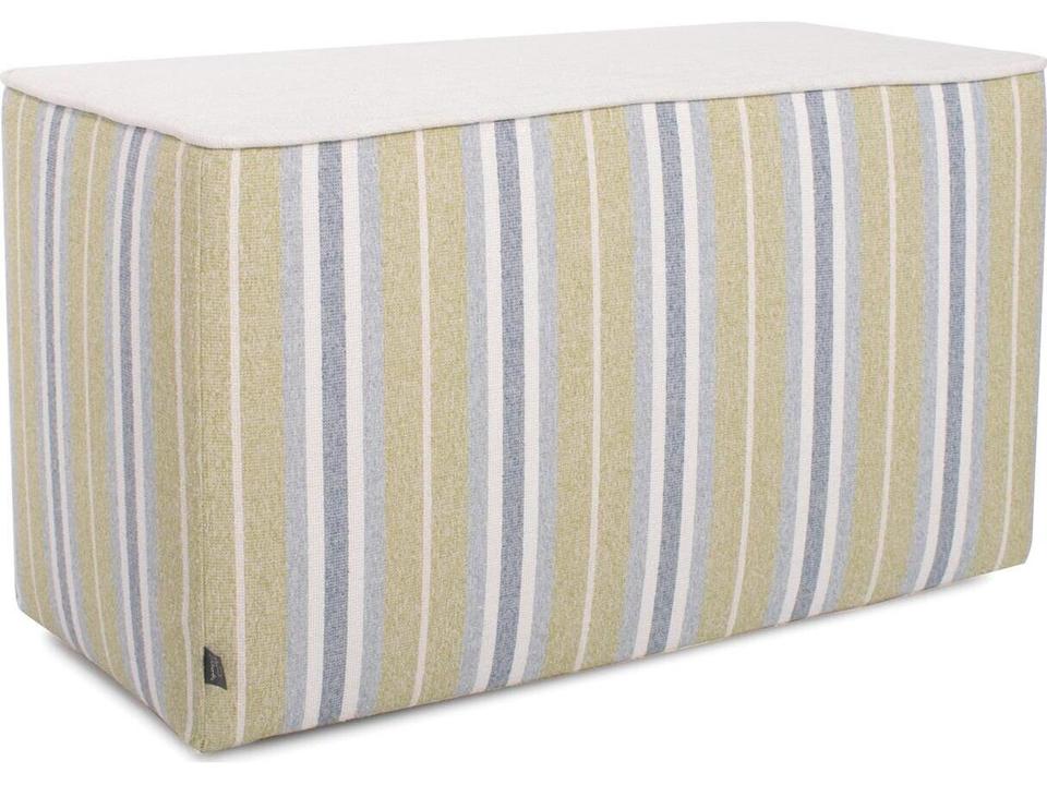 Dune Universal Olefin Fabric Cushion Bench in Dune Moss
