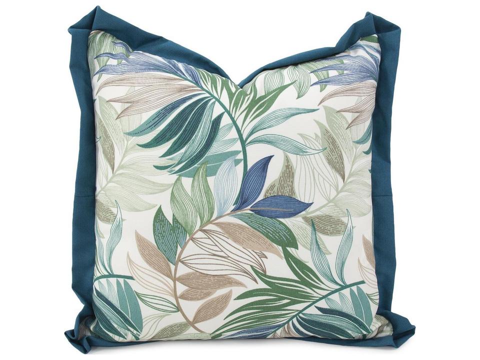 Fern Indigo 20-Inch Square Pillow
