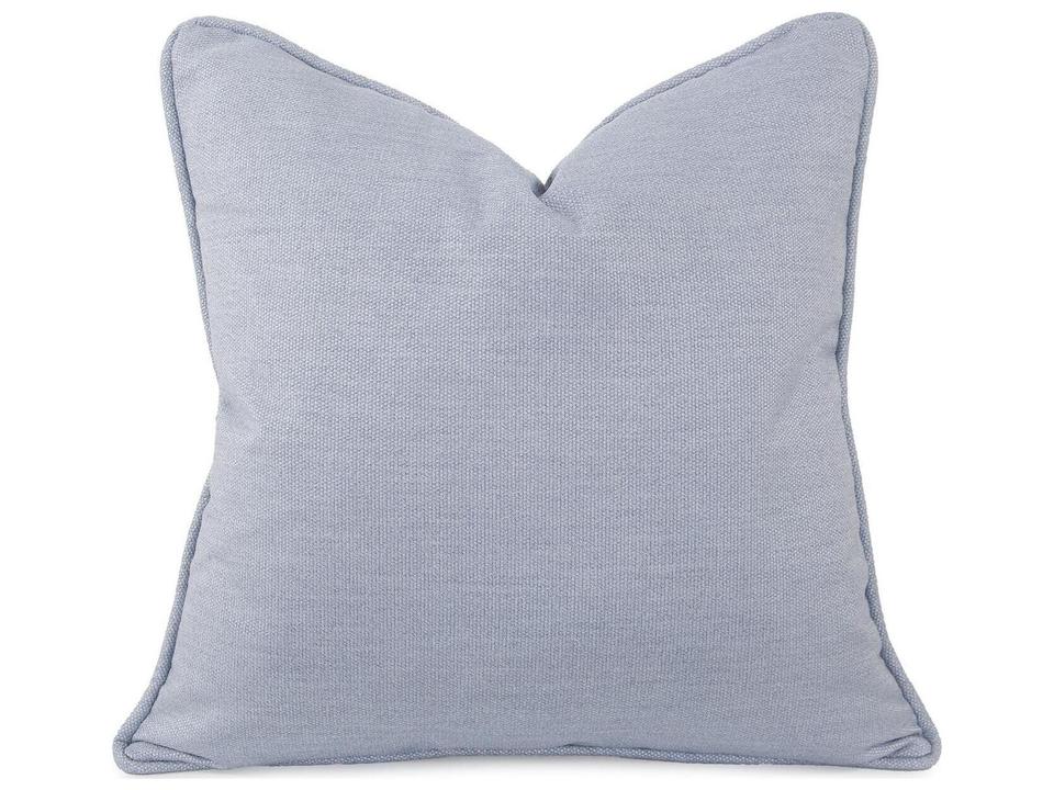 Driftwood Breeze 24 Inch Square Pillow in Pale Blue