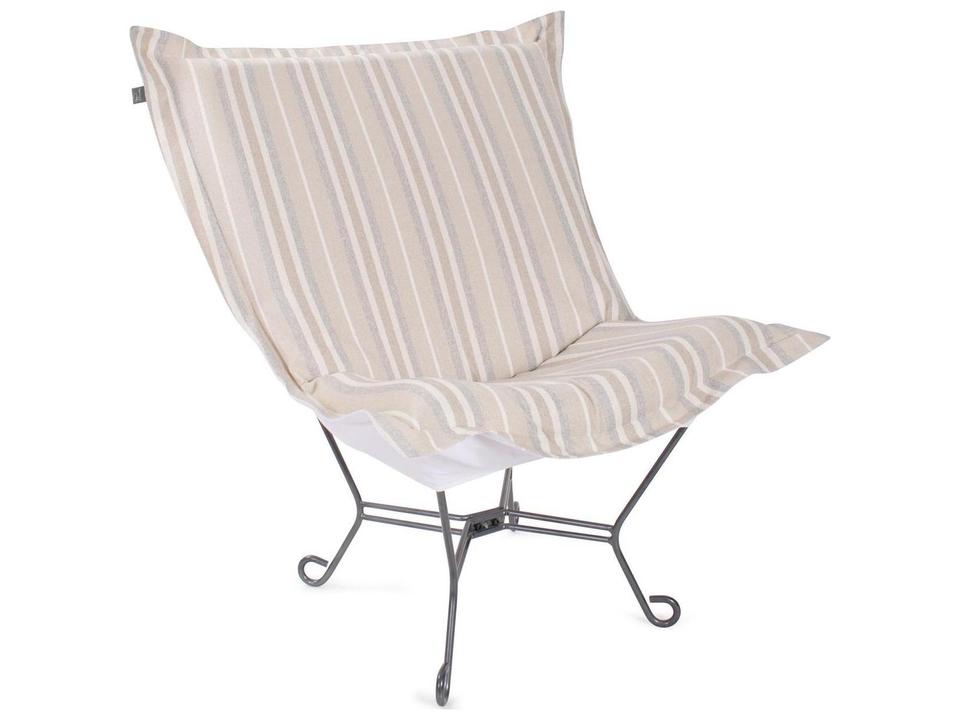 Puff Scroll Dune Sand Lounge Chair