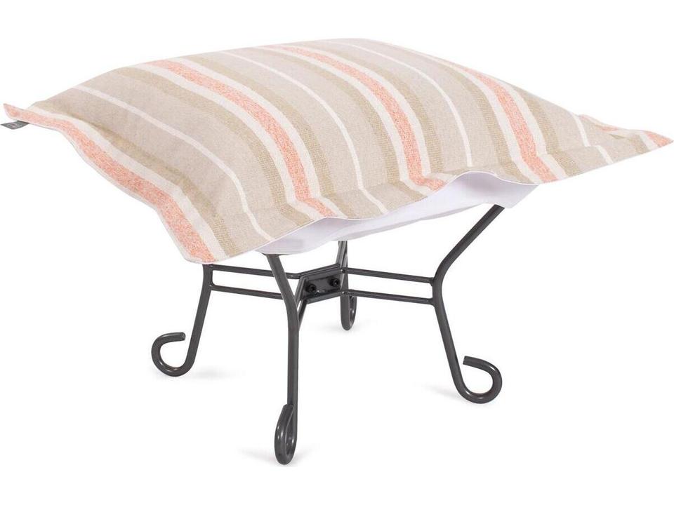 Puff Scroll Dune Terra Cushion Ottoman