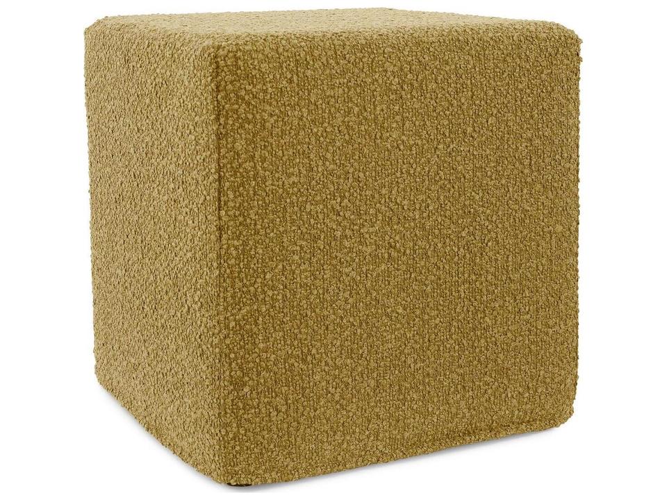 No Tip Alicante Gold Fabric Ottoman