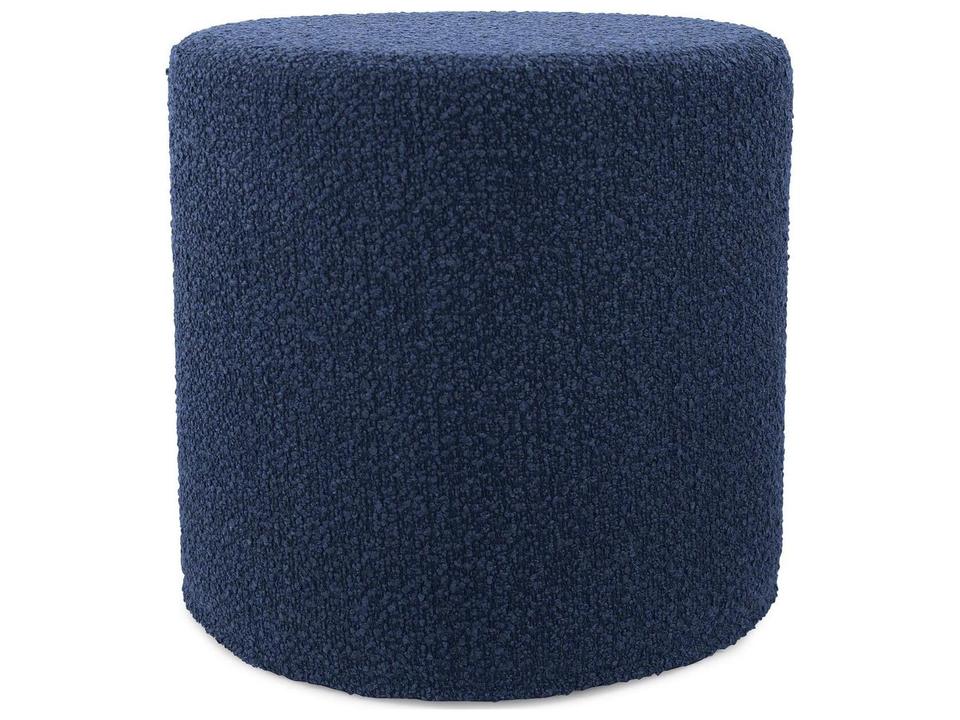 No Tip Alicante Indigo Fabric Cushion Ottoman
