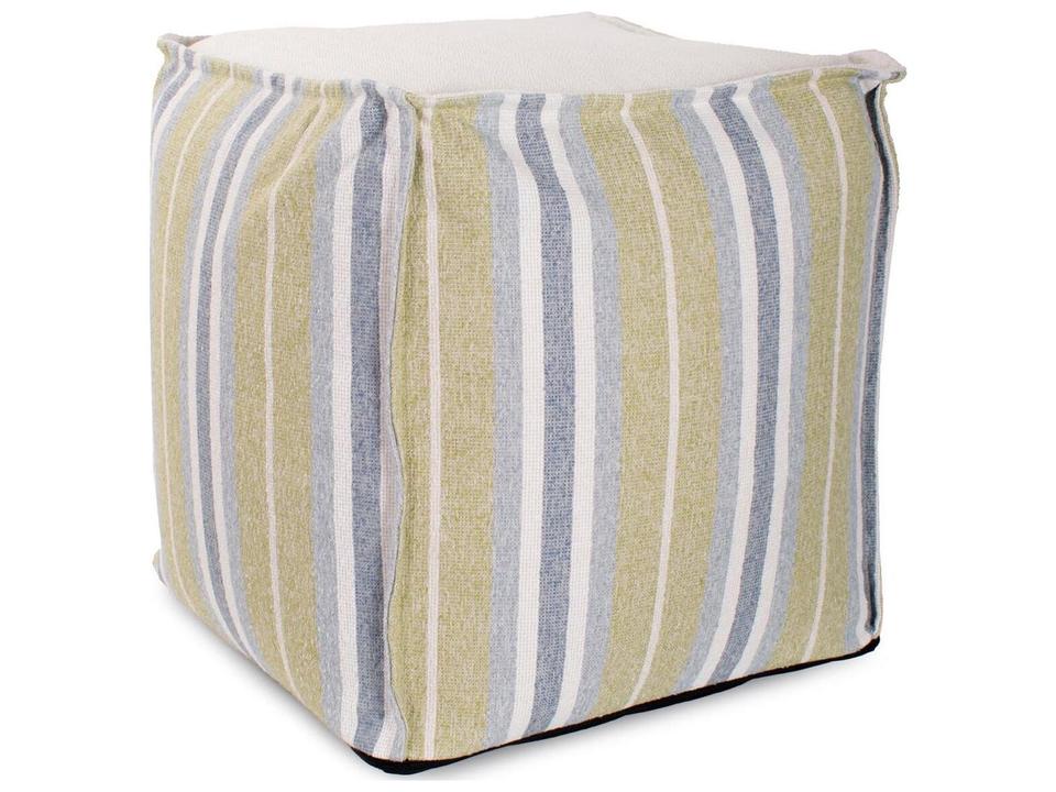 Dune Moss Fabric Cushion Ottoman