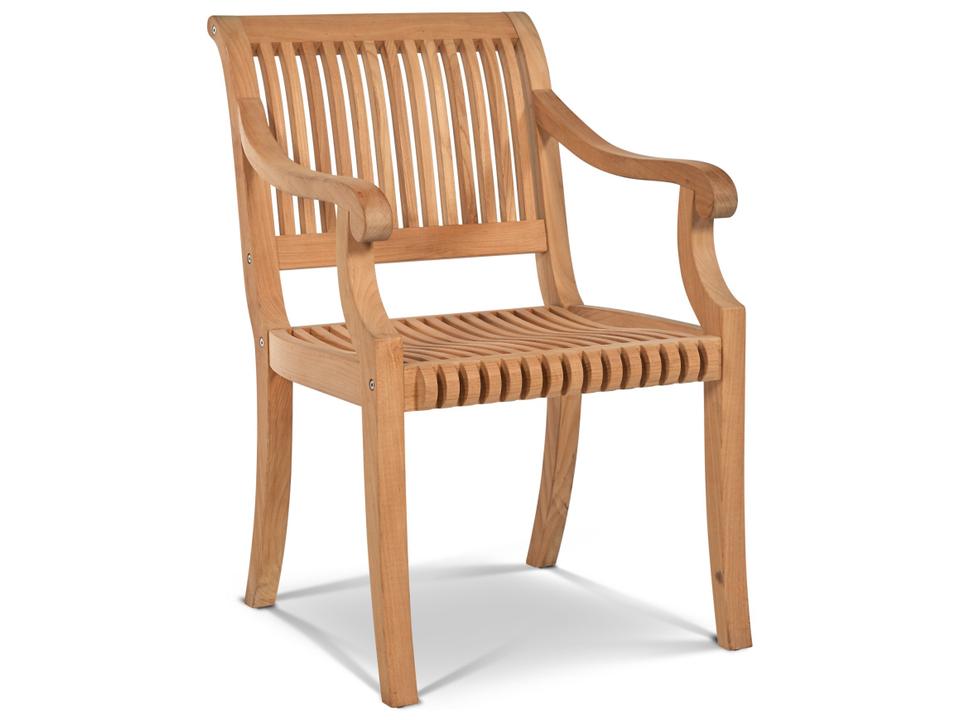 Palm Wood Teak Dining Chair