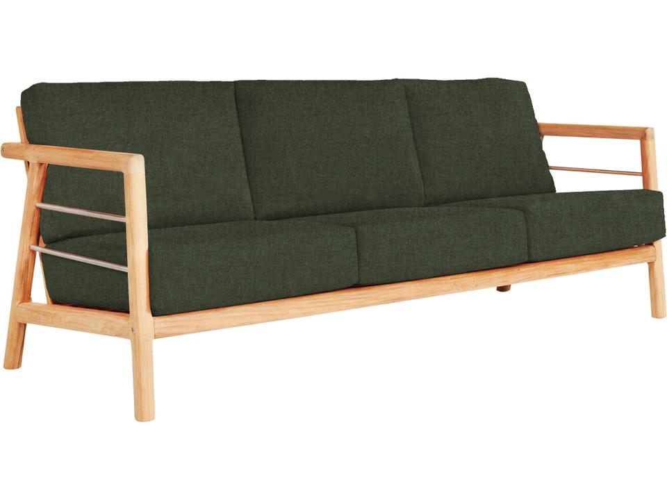 Aalto Wood Jungle Teak Cushion Sofa