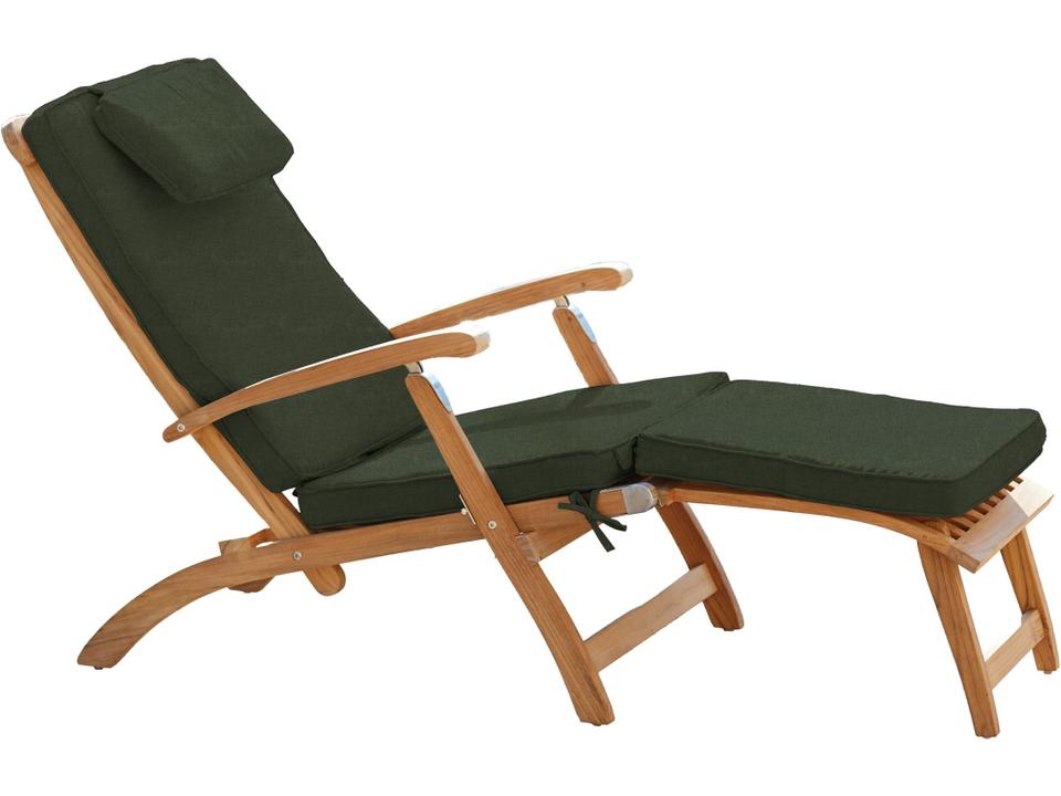 Anders Wood Jungle Teak Cushion Lounge Chair