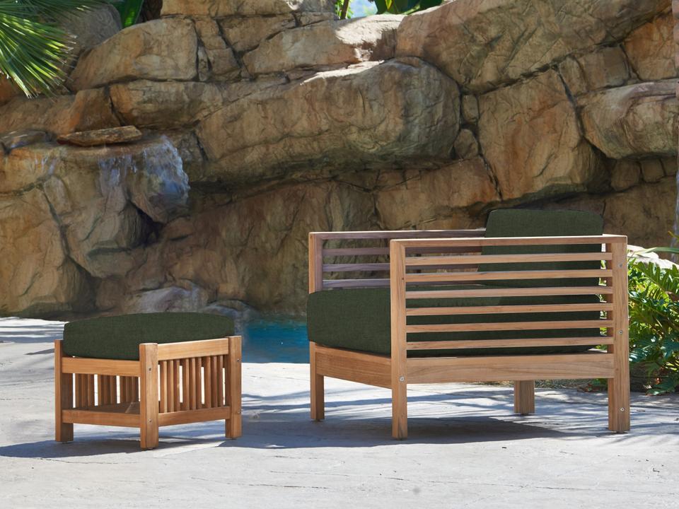 Soleil Wood Jungle Teak Cushion Lounge Set