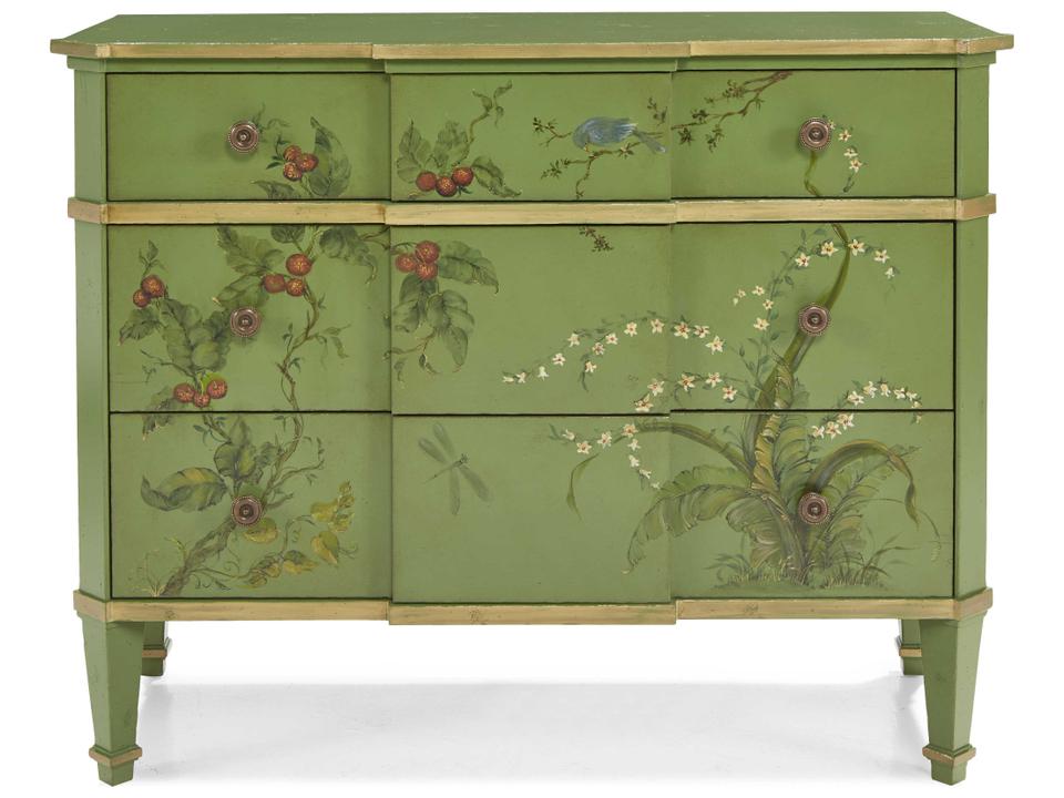 Vineyard Haven 3-Drawer Accent Chest in Brook Green Garden