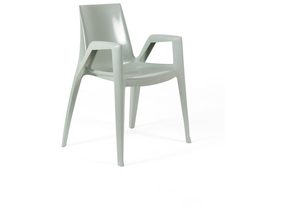 Heller ArcoBellini Dining Armchair in Green Pearl