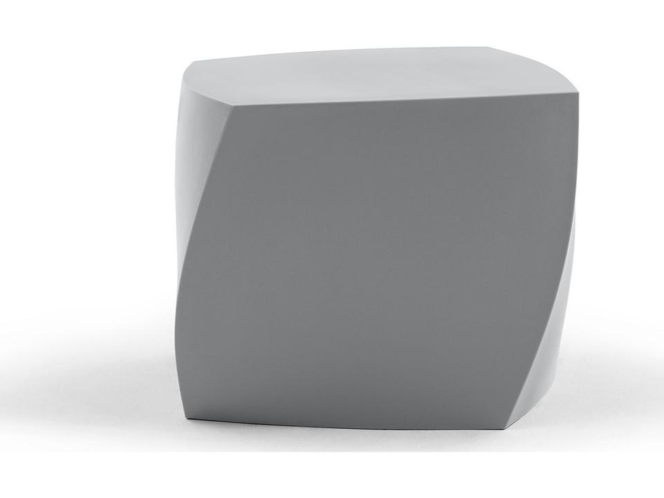 Heller Gehry Left Twist Cube in Silver