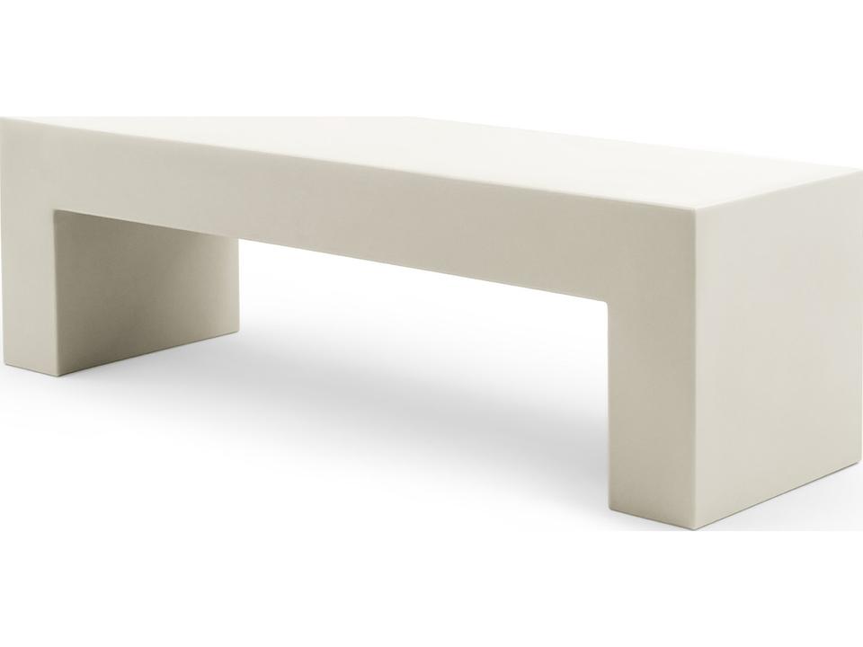 Vignelli Medium Bench - White