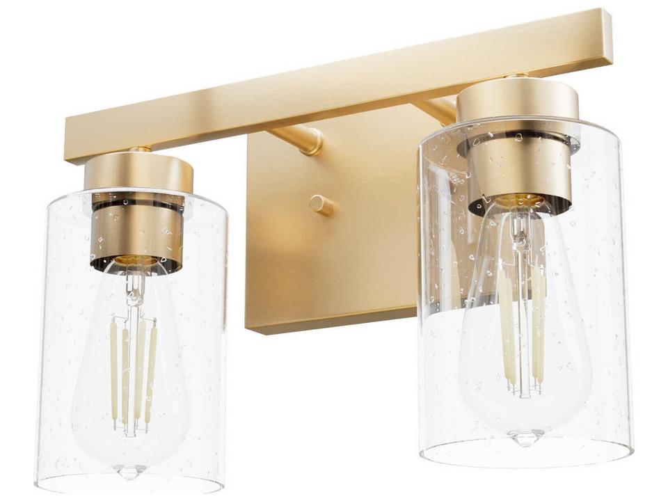 Hartland 2-Light Alturas Gold Brass Vanity Light