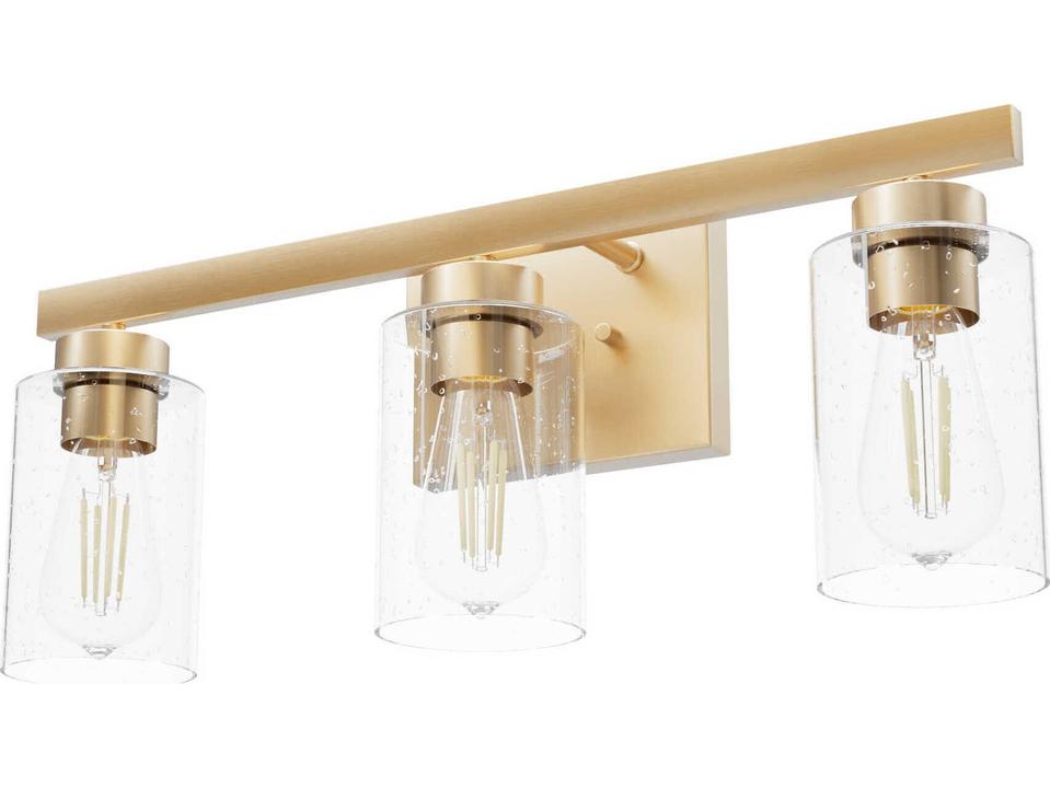 Hartland 3-Light Alturas Gold Brass Vanity Light