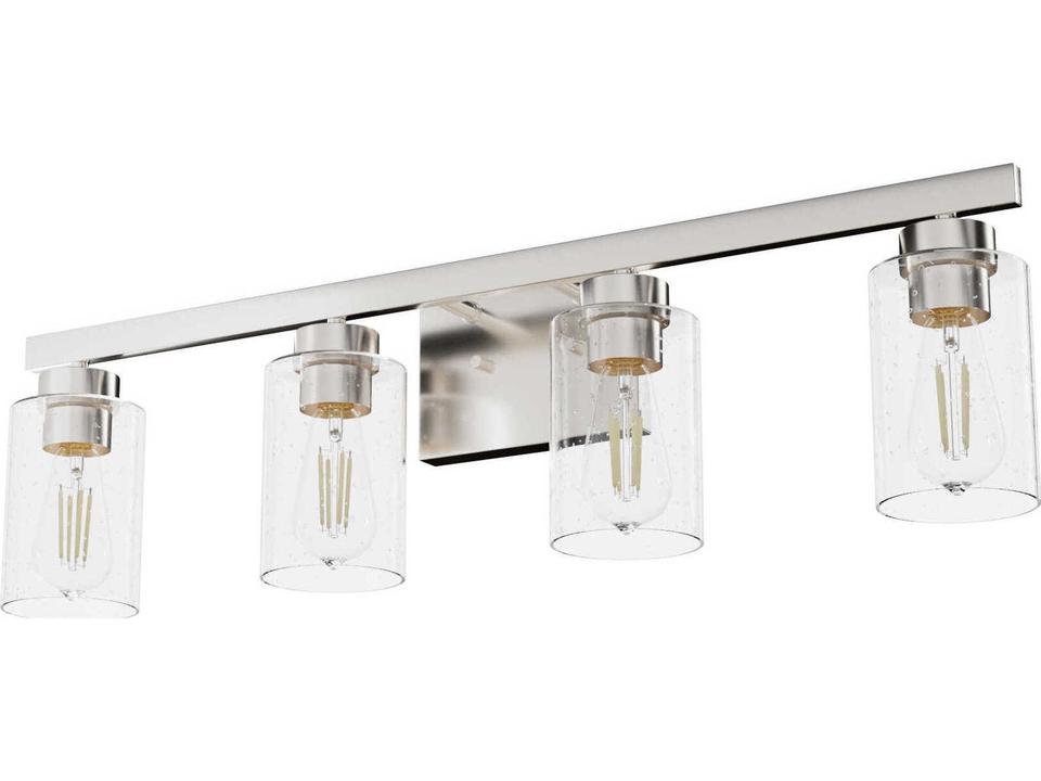 Hartland 4-Light Brushed Nickel Vanity Light
