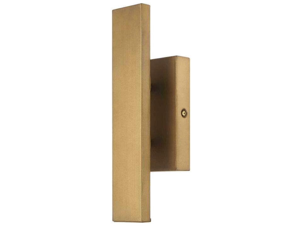 Canoga 1-Light Luxe Gold Brass Wall Sconce