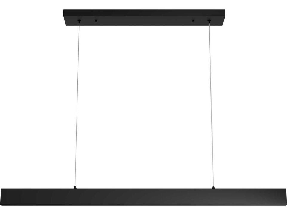 Canoga 1-Light Matte Black Linear Island Pendant