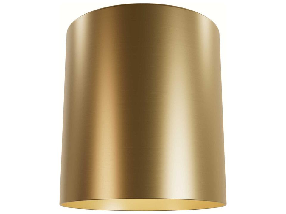 Canoga Luxe Gold Cylinder Flush Mount