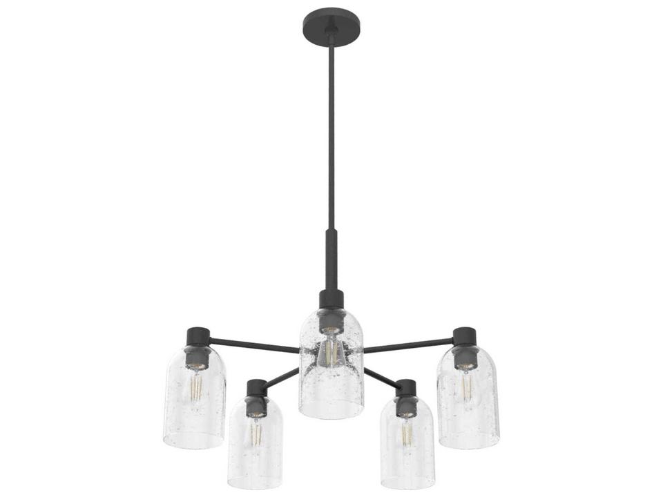 Lochemeade 5-Light Noble Bronze Black Chandelier