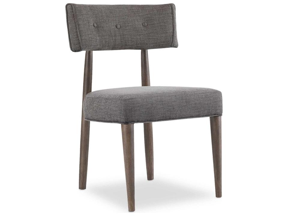Curata Upholstered Dining Side Chair in Mountain Modern and Edward Graphite