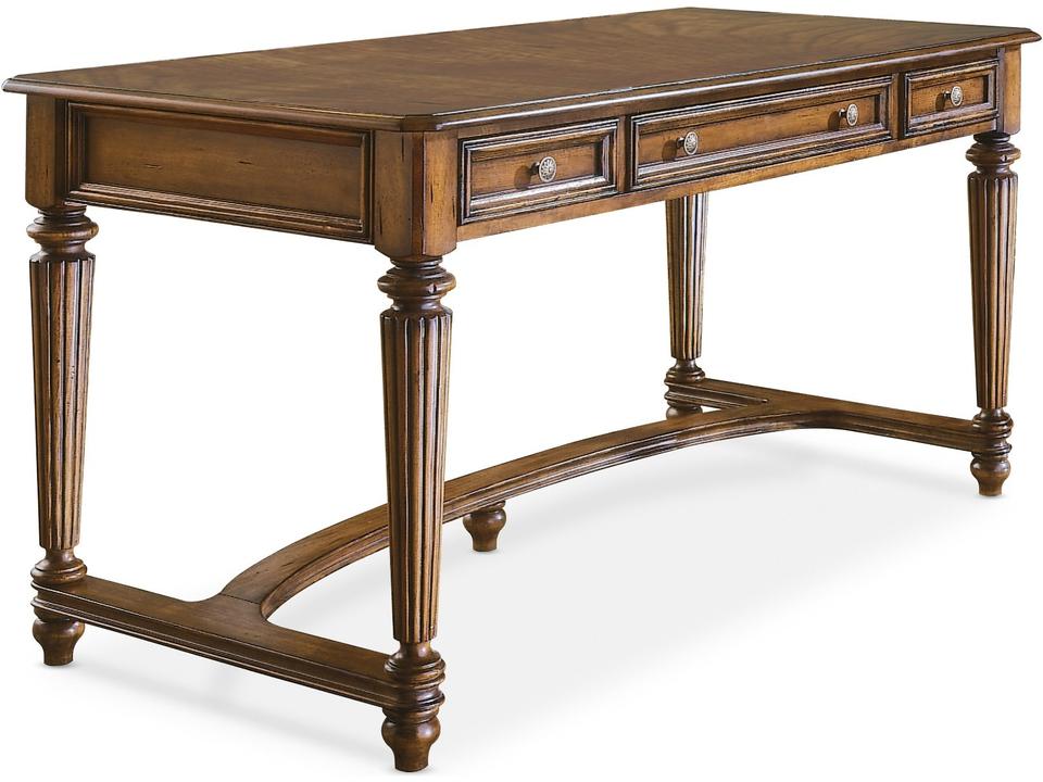 Heritage Distressed Clear Cherry Wood Hardwood Writing Desk