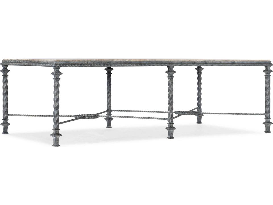 Traditions Rectangle Cocktail Table in Verdigris