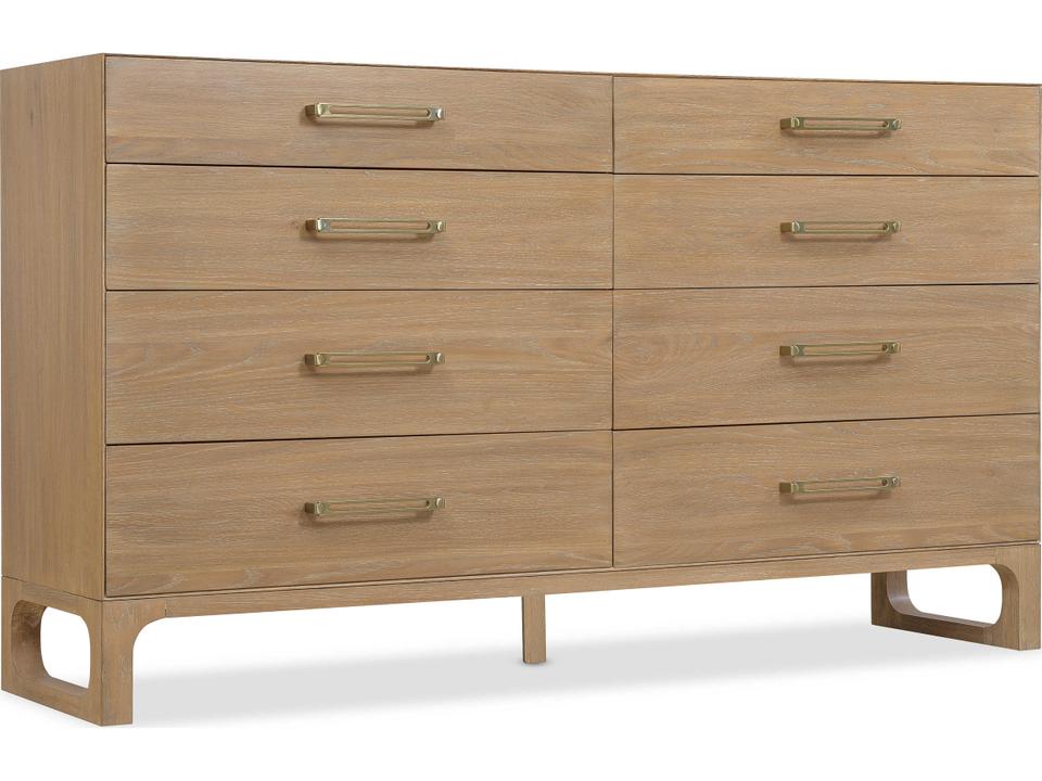 Banyon Bay Eight-Drawer Dresser in Desert Oak