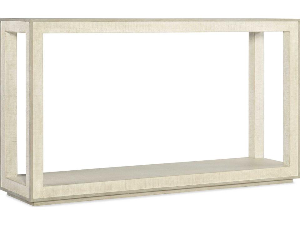 Cascade Round Wood Terrain Pebble Beach Console Table