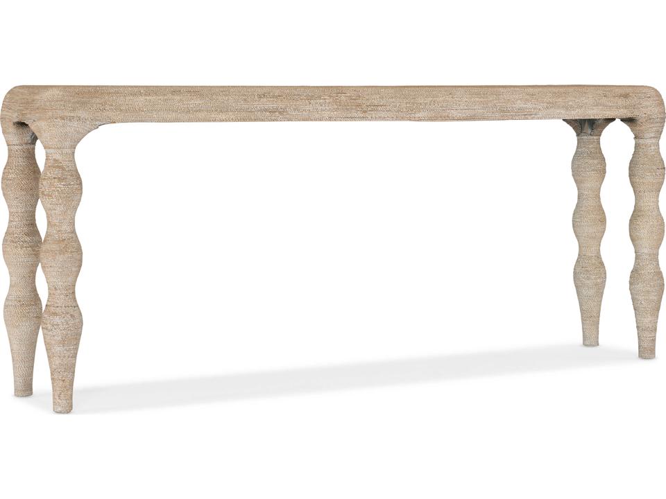 Heritage Bahari Rectangular Wood Brown Console Table