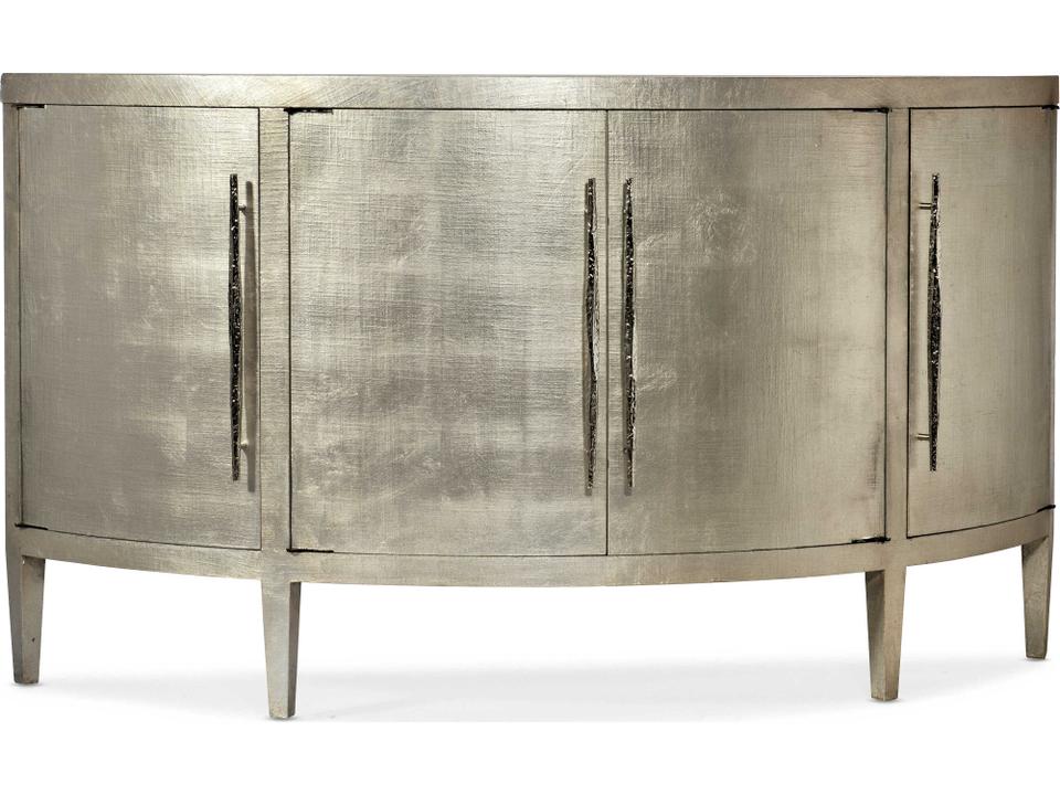 Melange Amberly 75 Inch Maple Wood Sideboard in Champagne