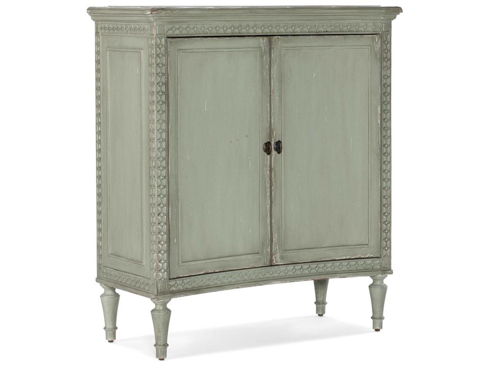 Charleston Two-Door Accent Chest in Verdigris Green