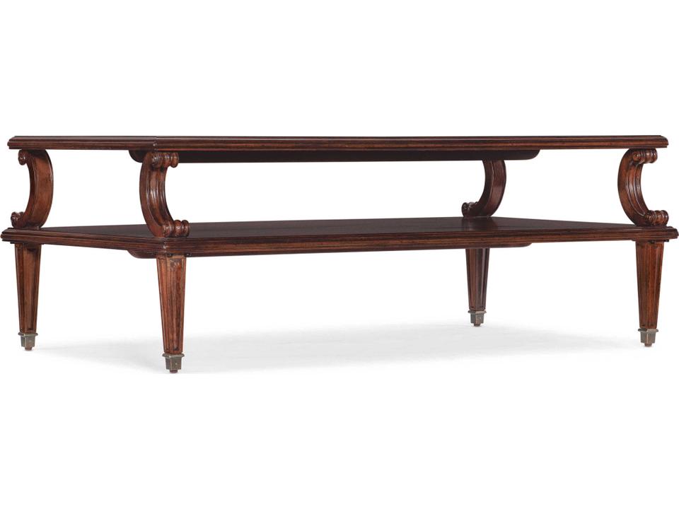 Charleston Rectangle Coffee Table in Maraschino Cherry