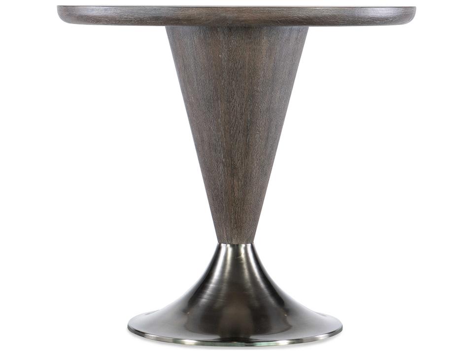 Modern Mood Round Counter Height Dining Table in Mink Finish