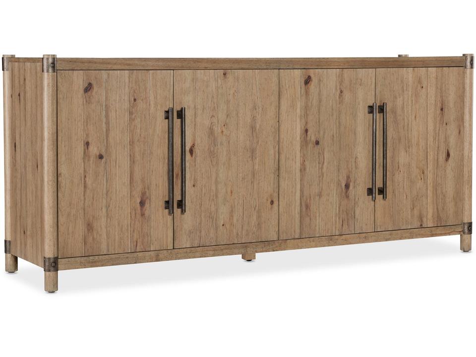 Vineyard Row 78 Inch Sonoma Media Console with 4 Doors