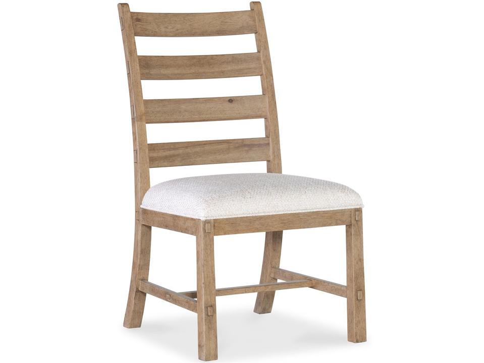 Vineyard Row Upholstered Armless Dining Chair in Sonoma Finish