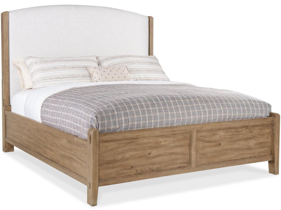 Vineyard Row Sonoma Brown Wood California King Platform Bed