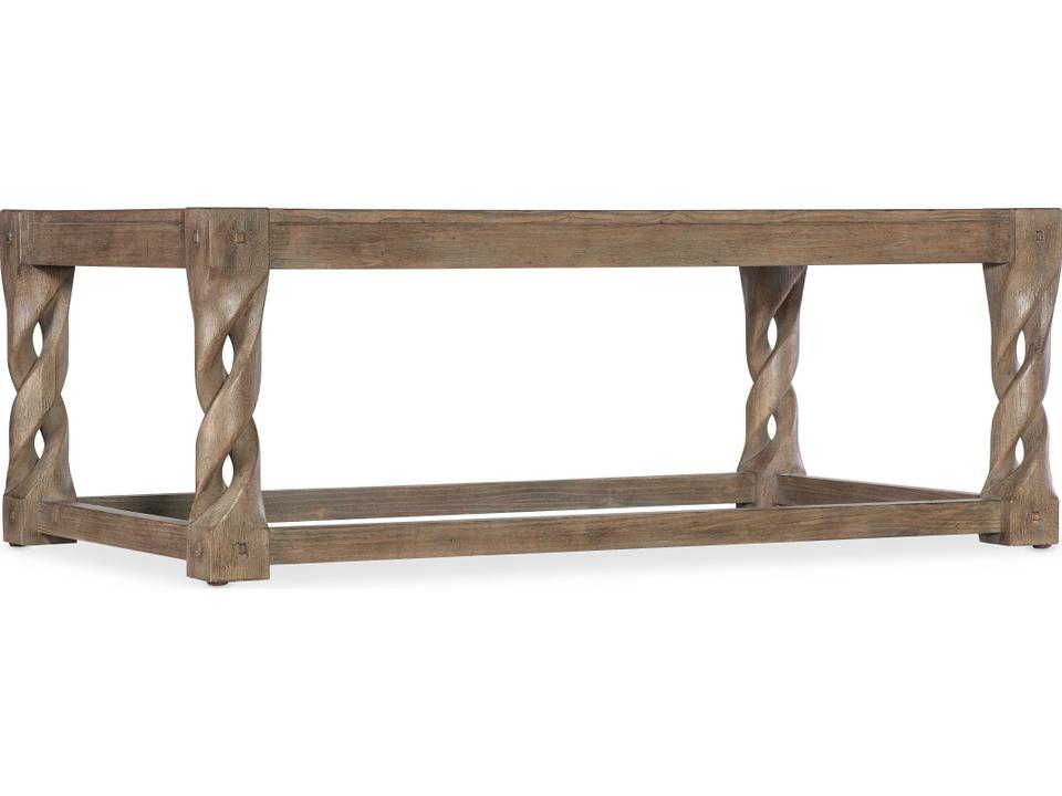 Commerce And Market Jack O'bein Rectangular Wood Coffee Table Medium Wood