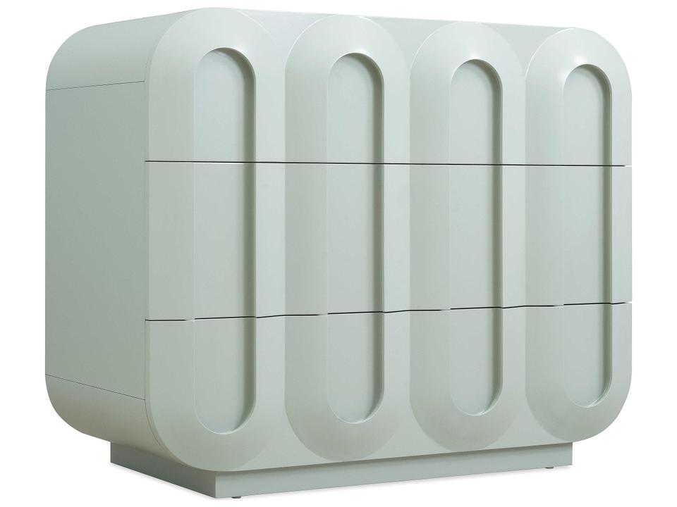 Commerce And Market Three-Drawer Accent Chest in Seafoam Green