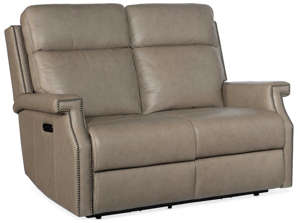 Vaughn Zero Gravity Power Reclining Loveseat with Power Headrest in Shattered Stone