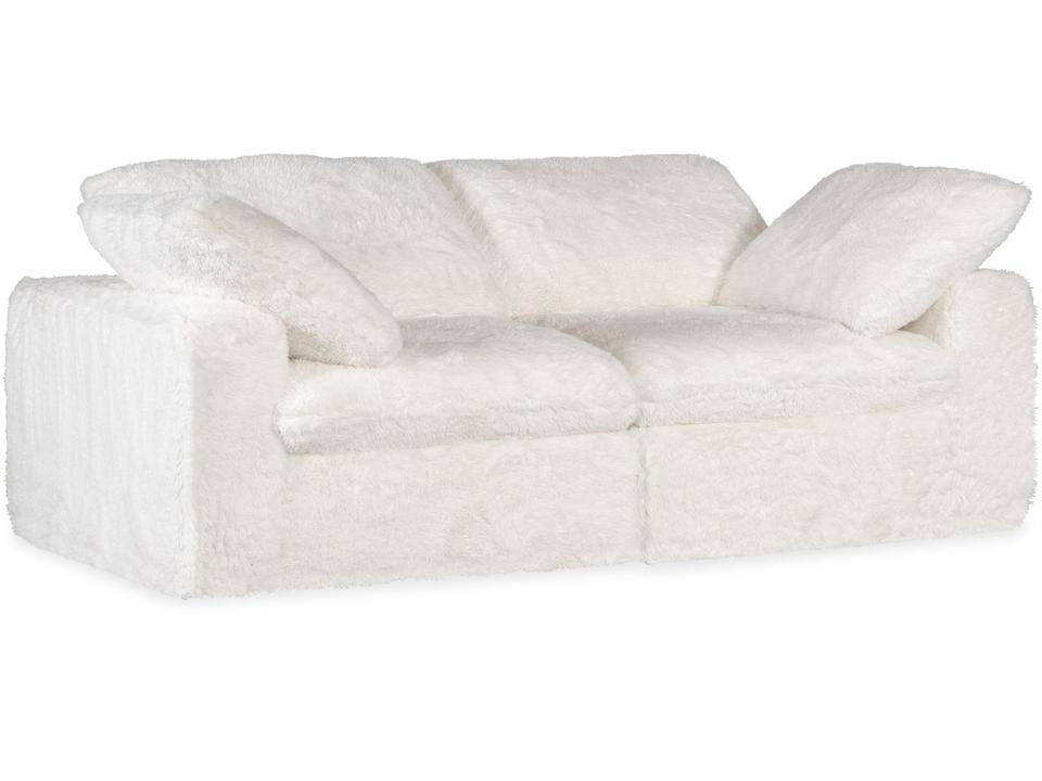Barefoot 2-Seat Upholstered Sofa in Yakety Yak Natural