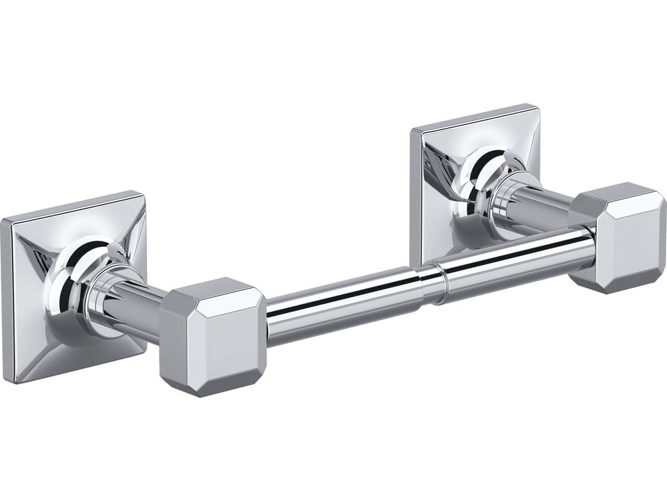 Apothecary Wall Mounted Toilet Paper Holder in Polished Chrome