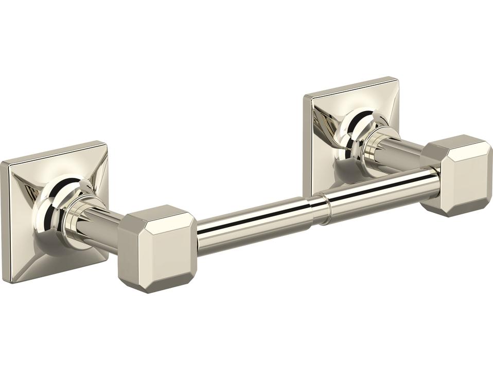 Apothecary Wall Mount Toilet Paper Holder in Polished Nickel